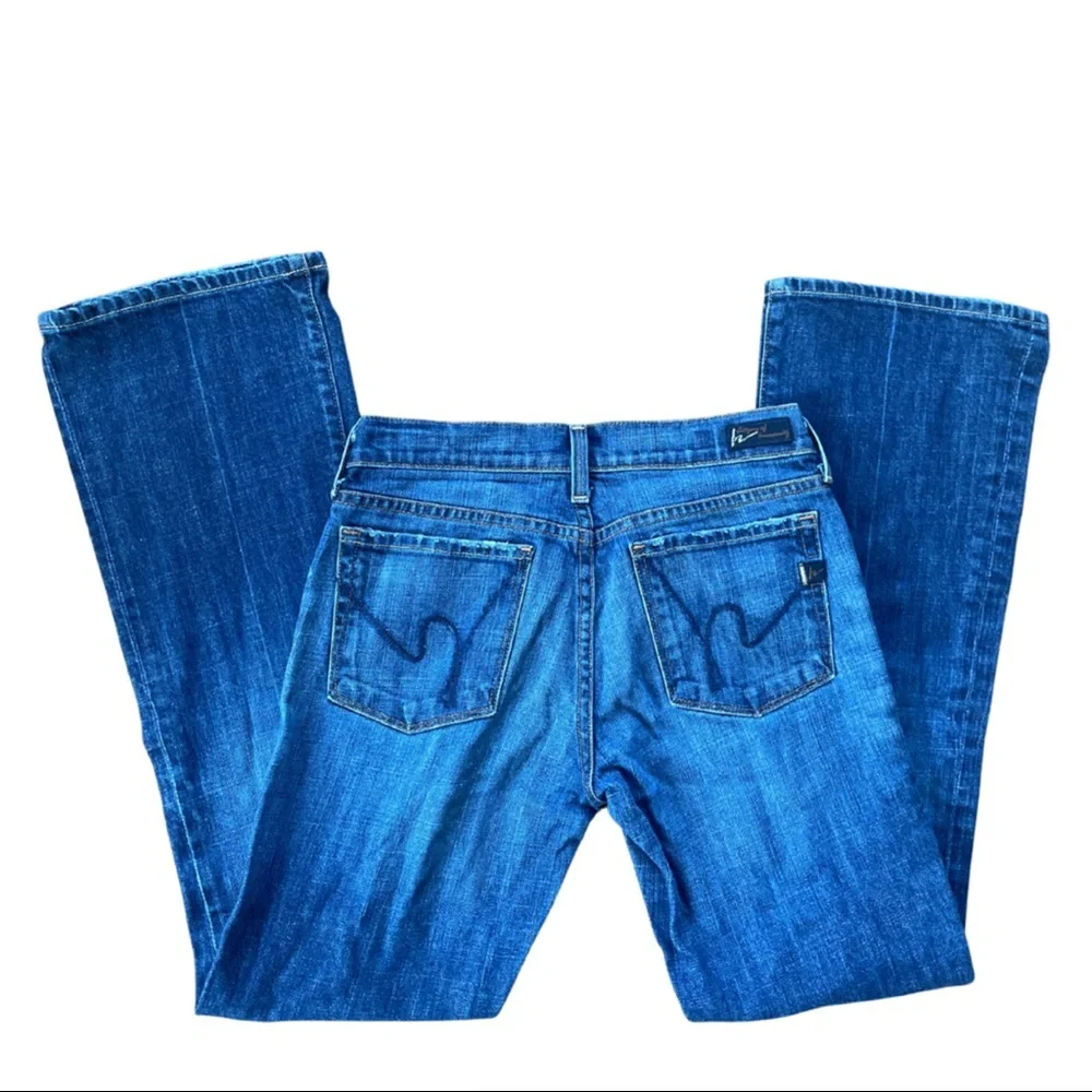 Citizens of Humanity Dita Petite Bootcut Medium Wash Low Rise Jean - Picture 2 of 4